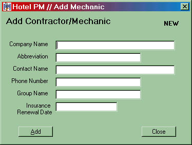 Adding Staff